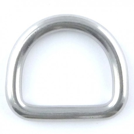 Stainless steel D ring welded & polished