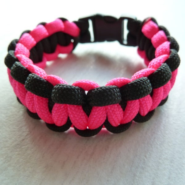 Tressage Cobra Pink Neon / Black