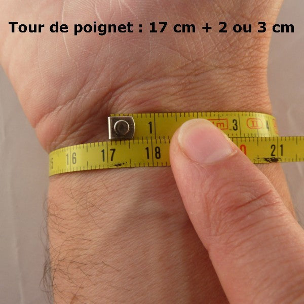 Bracelet simple avec mini manille 2mm