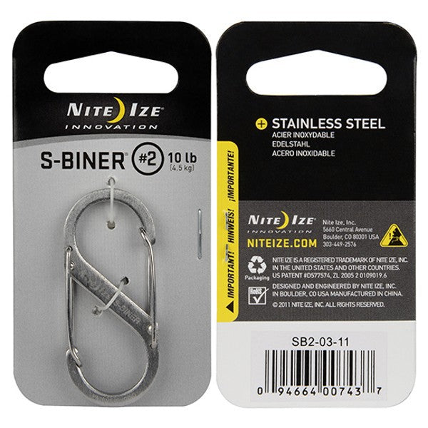 S-Biner Nite Ize Inox Taille 2