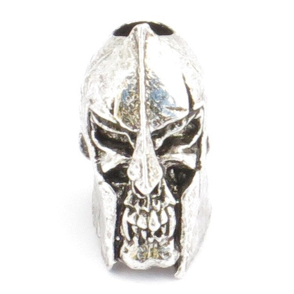 Tête de mort Spartan Antique Rhodium