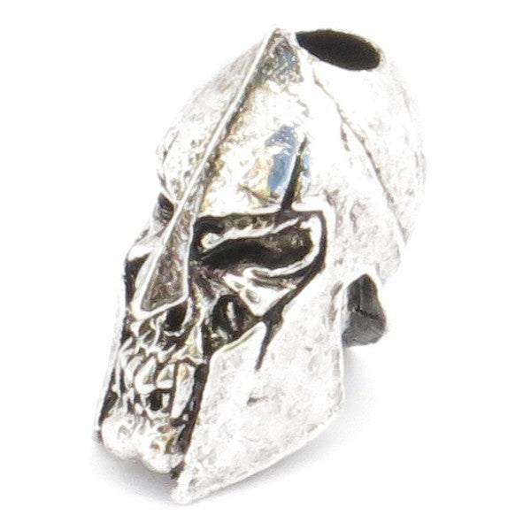 Tête de mort Spartan Antique Rhodium