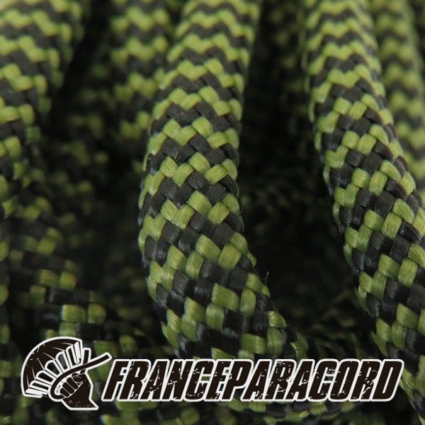 Paracord 550 - Moss & Black Shockwave