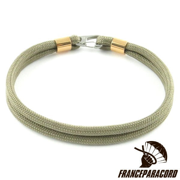 Bracelet Simple Avec Mousqueton Clip Inox 15mm