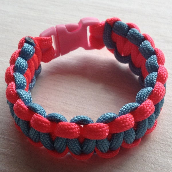 Boucle rapide 15mm rose sur bracelet Cobra