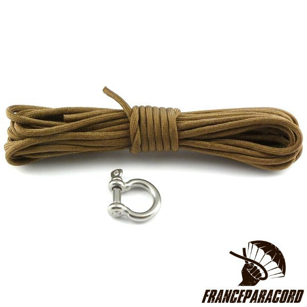 Kit bracelet de survie King Cobra avec manille