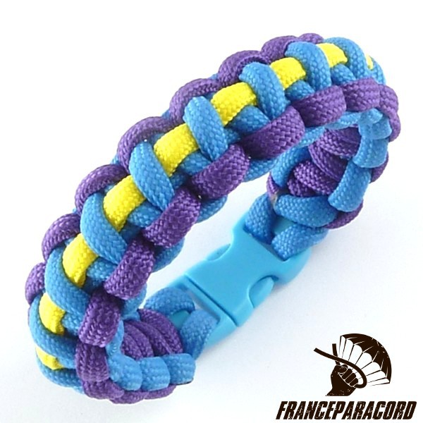 Bracelet paracord Cobra Line avec boucle rapide