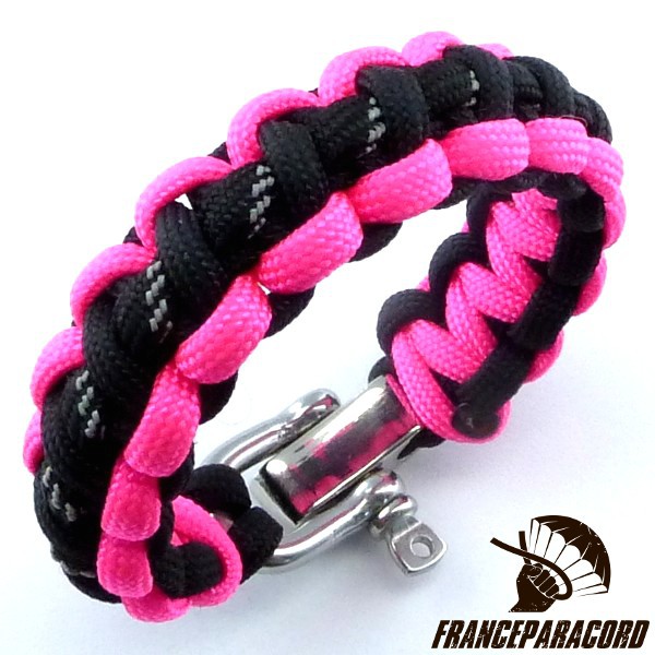 Bracelet paracord Cobra Line avec manille réglable