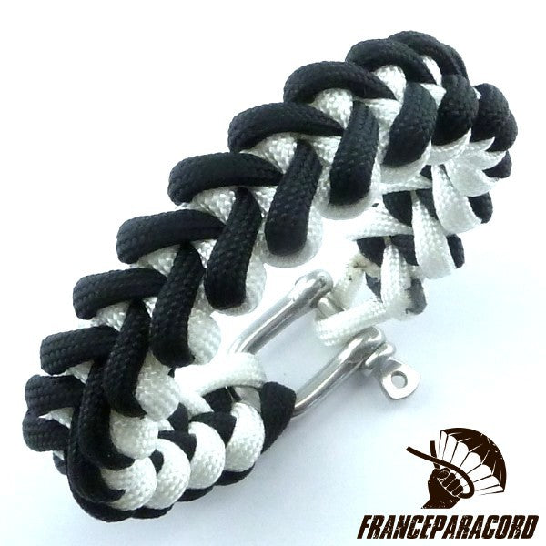 Bracelet paracord Shark jaw avec manille inox