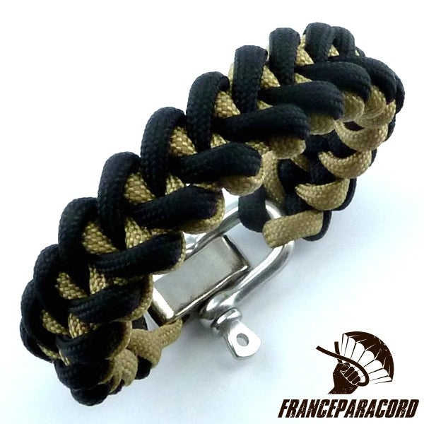 Bracelet paracord Shark jaw avec manille réglable