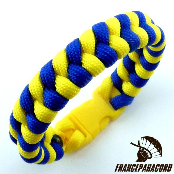 Bracelet paracord Switchback bicolore avec boucle rapide