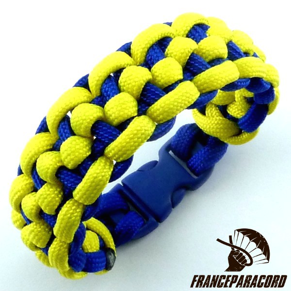 Bracelet paracord Morse code bar avec boucle rapide