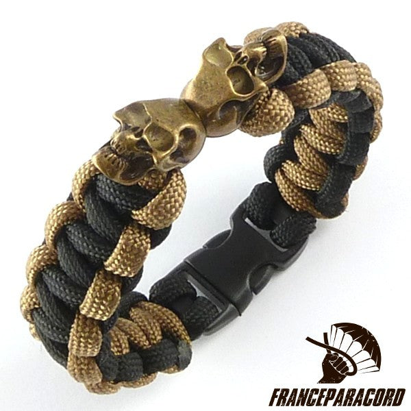 Bracelet paracord Cobra tête à tête avec boucle rapide