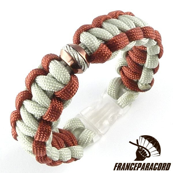 Bracelet paracord Cobra Spartan avec boucle rapide