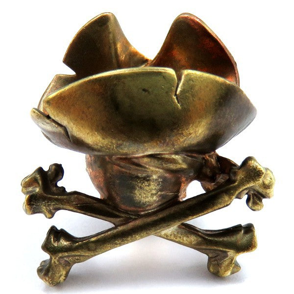 Pirate Skull Bronze Massif