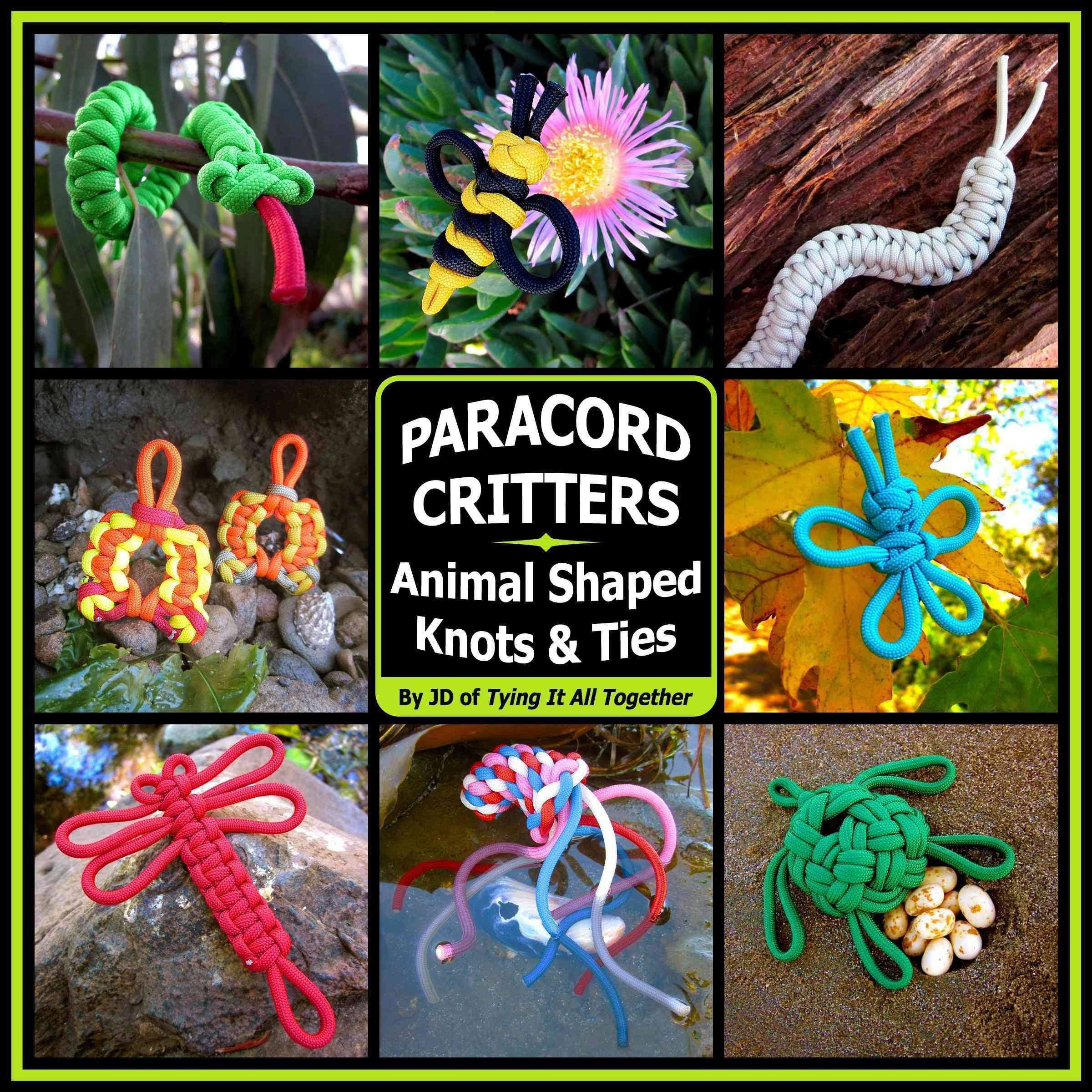 Paracord Critters: Animal Shaped Knots & Ties (LIVRE EN ANGLAIS)