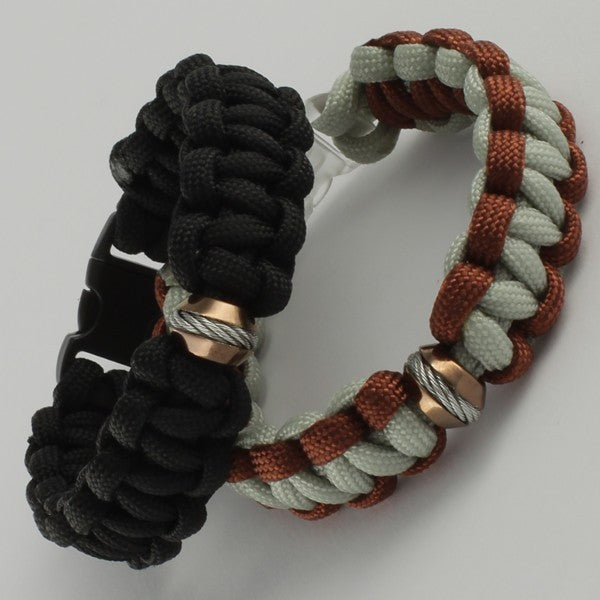 Bracelet paracord Cobra Spartan avec boucle rapide